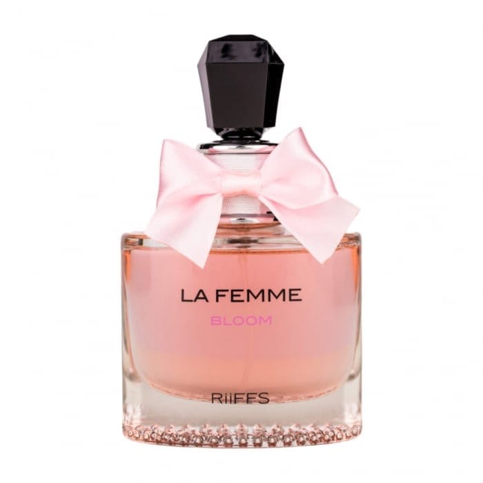 Set Cadou La Femme Bloom Apa de Parfum 100ml + Gel De Dus 100ml + Lotiune de corp 100ml, Riiffs