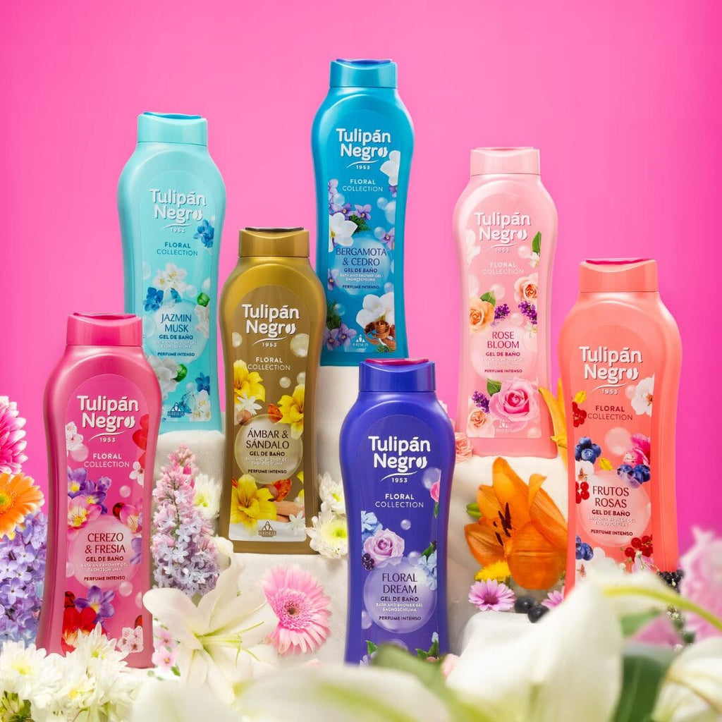 Gel Tulipán Negro Ámbar &amp; Sandalo 650 ml
