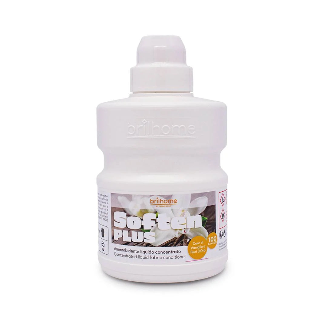 SOFTEN PLUS 'CUOR DI VANIGLIA E FIORI D'ORO' - Balsam de rufe lichid concentrat 500 ML