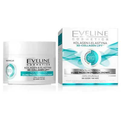 Crema fata Collagen si Elastin Eveline 3D Antirid