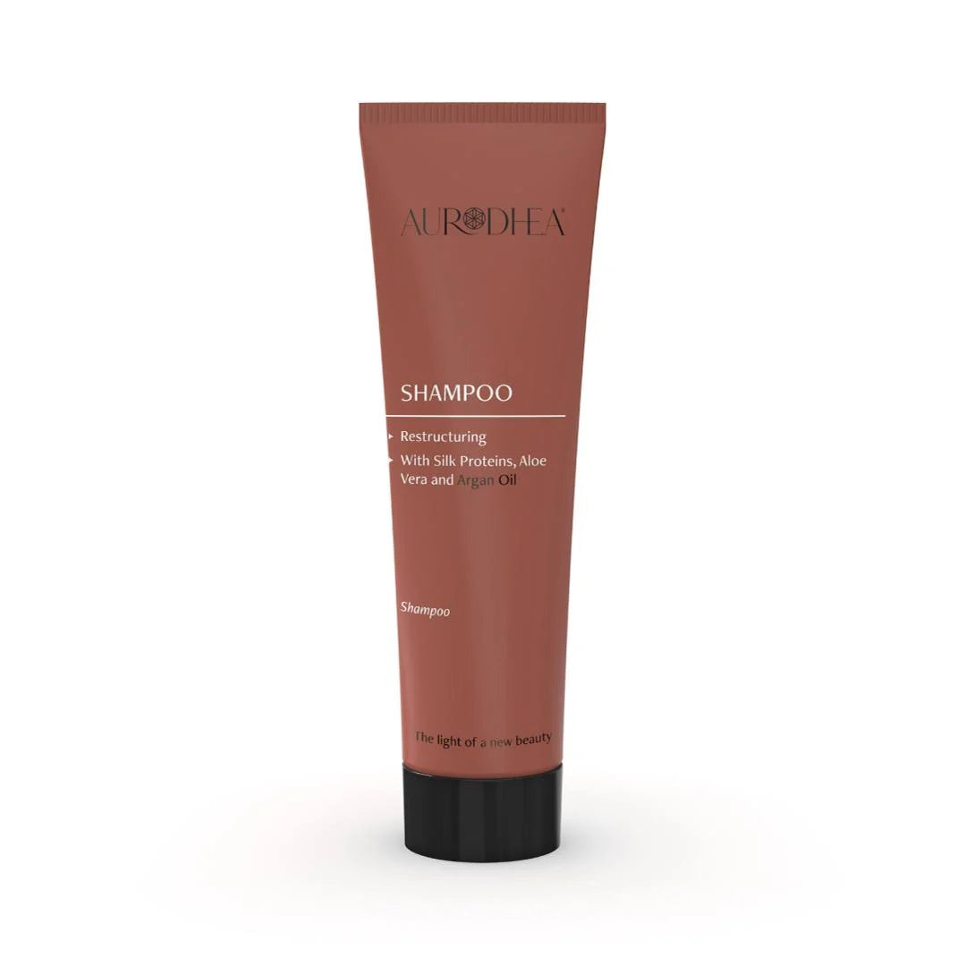 Şampon restructurant cu ulei de Argan si Aloe Vera - Format de calatorie 50ML