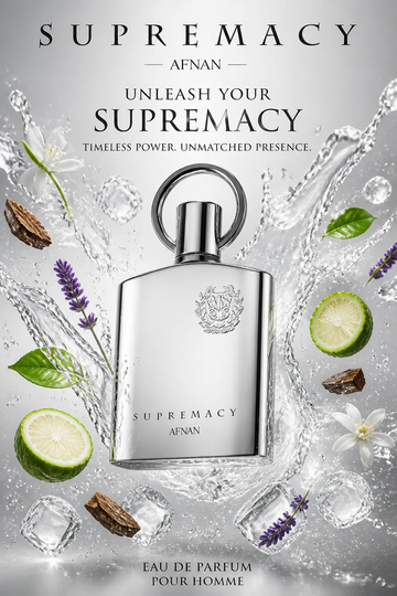 Afnan Supremacy Silver Eau de Parfum pentru Bărbați 100 ml