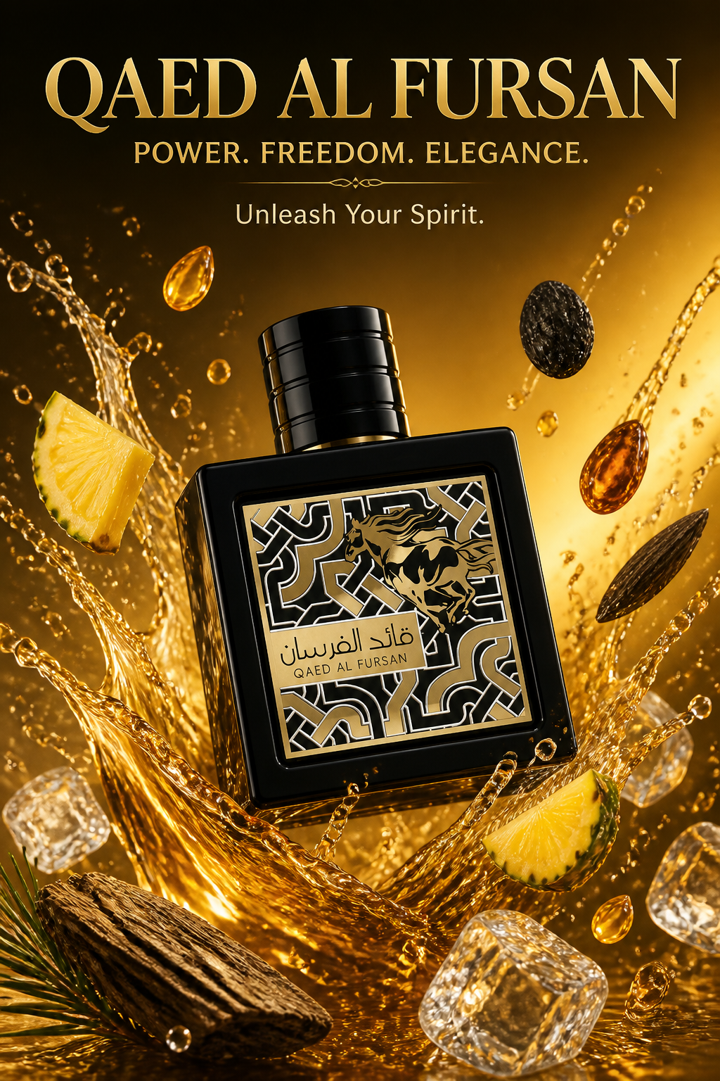 Lattafa Qaed Al Fursan Eau de Parfum for Men 90 ml