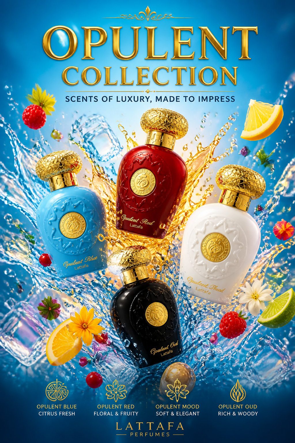 Lattafa Opulent Collection Gift Set 4 x 25 ml