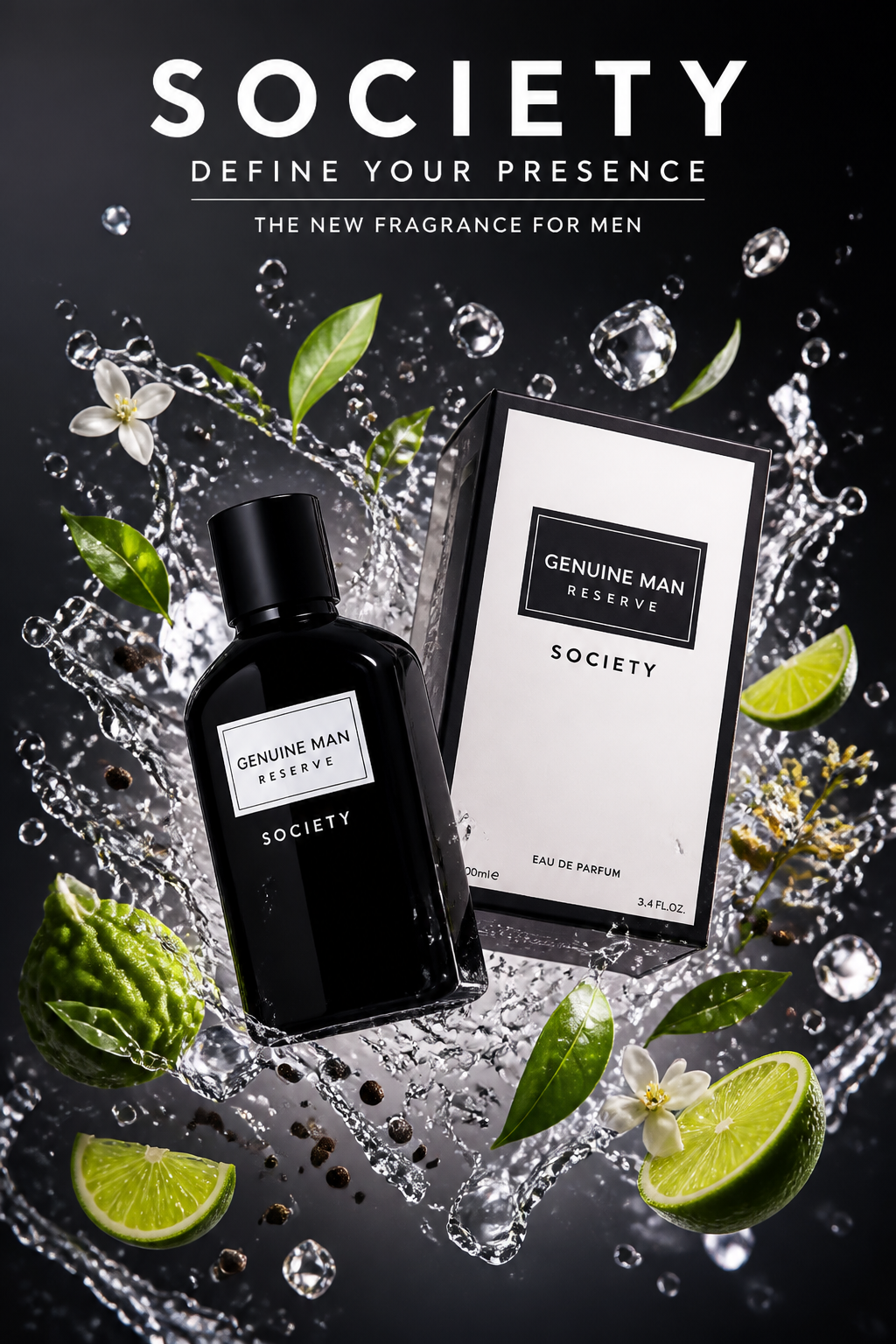 Fragrance World Genuine Man Giovany Society Eau de Parfum for Men 100 ml