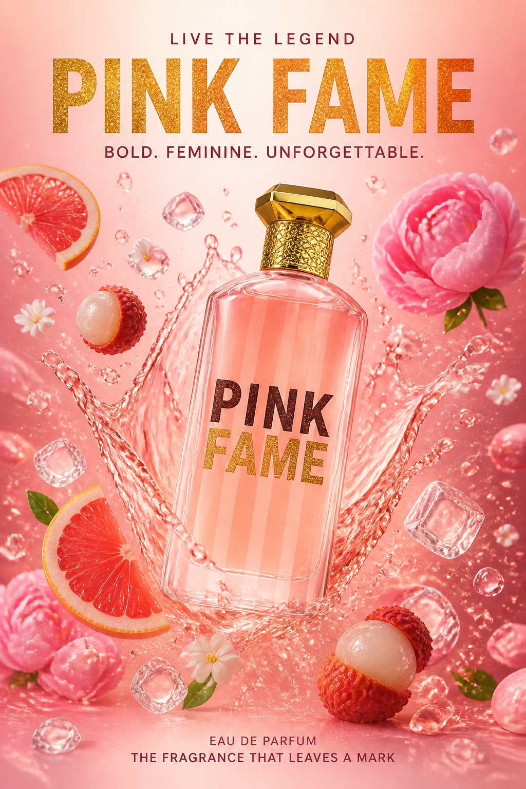 Fragrance World Pink Fame Eau de Parfum for Women 100 ml