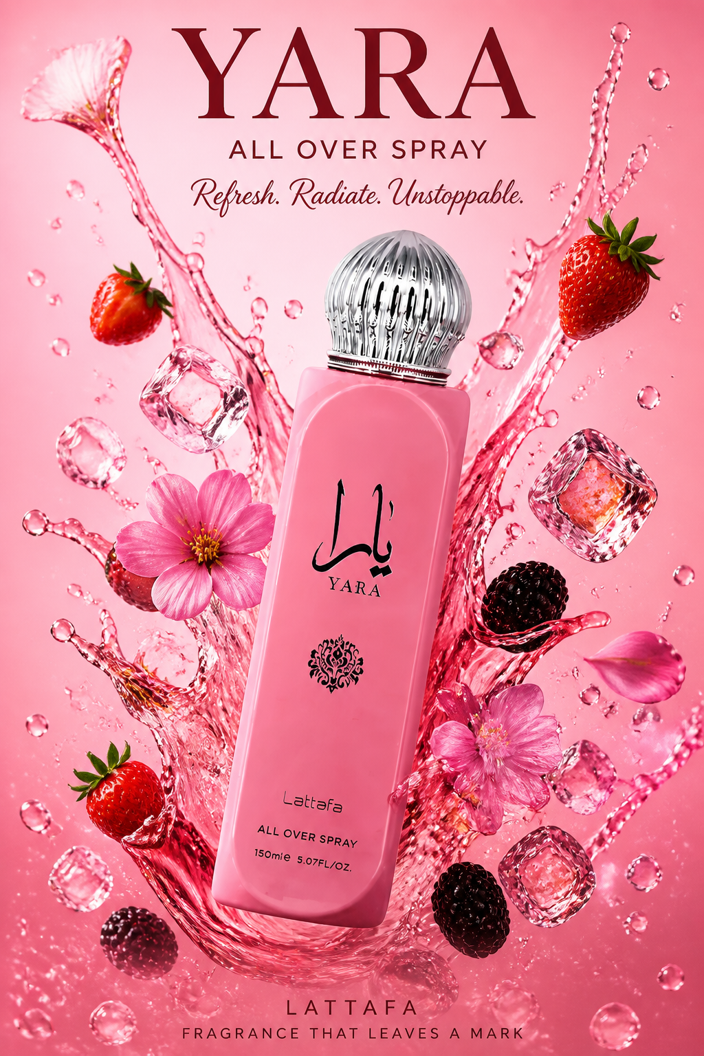 Lattafa Yara All Over Spray for Women 150 ml