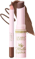 Ushas Matte Lips – Ruj Mat + Creion de Buze 2 în 1 Y18